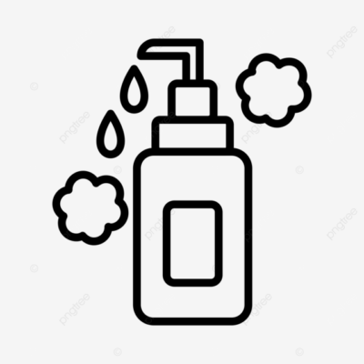 pngtree face cleanser line icon vector png image 6633336
